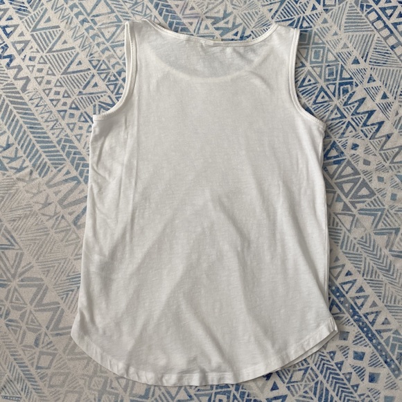 St. Tropez Soft White Tank Top - Picture 5 of 5